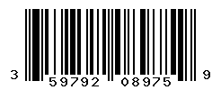 UPC barcode number 3597921089759