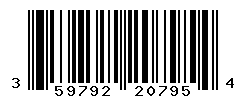 UPC barcode number 3597922207954