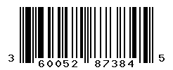 UPC barcode number 3600523873845