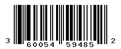 UPC barcode number 3600541594852