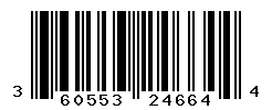 UPC barcode number 3605530246644