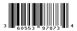 UPC barcode number 3605532978734