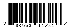 UPC barcode number 3605533117217