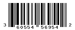UPC barcode number 3605540569542