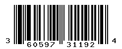 UPC barcode number 3605972311924