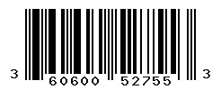 UPC barcode number 3606000527553