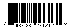 UPC barcode number 3606000537170