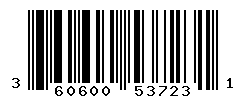 UPC barcode number 3606000537231