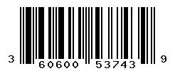 UPC barcode number 3606000537439