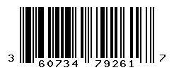 UPC barcode number 3607341792617