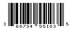 UPC barcode number 3607346551035