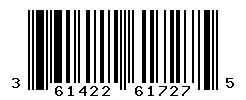 UPC barcode number 3614220617275