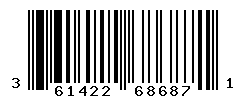 UPC barcode number 3614224686871