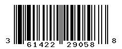 UPC barcode number 3614226290588