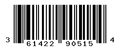 UPC barcode number 3614226905154