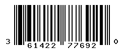 UPC barcode number 3614227776920
