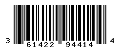 UPC barcode number 3614228944144
