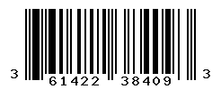 UPC barcode number 3614229384093
