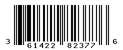 UPC barcode number 3614229823776