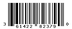 UPC barcode number 3614229823790