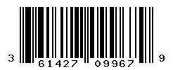 UPC barcode number 3614271099679