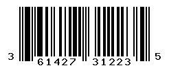 UPC barcode number 3614271312235
