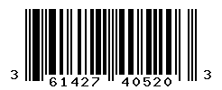 UPC barcode number 3614271405203