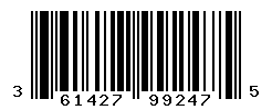 UPC barcode number 3614271992475