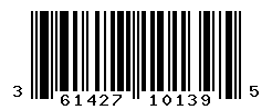 UPC barcode number 3614272101395