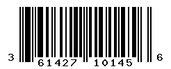 UPC barcode number 3614272101456