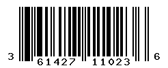 UPC barcode number 3614272110236
