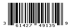 UPC barcode number 3614272491359