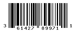 UPC barcode number 3614272899711