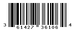 UPC barcode number 3614273361064 lookup