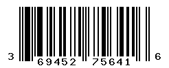 UPC barcode number 369452756416