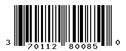 UPC barcode number 3701129800850