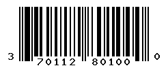 UPC barcode number 3701129801000