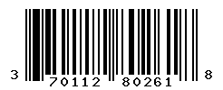 UPC barcode number 3701129802618