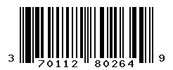 UPC barcode number 3701129802649