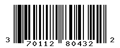 UPC barcode number 3701129804322