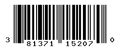 UPC barcode number 381371152070