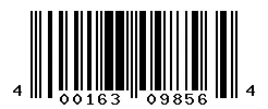 UPC barcode 4001638098564