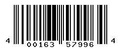 UPC barcode 4001638579964