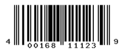 UPC barcode number 4001686111239