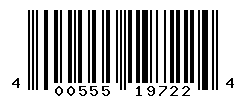 UPC barcode number 4005556197224