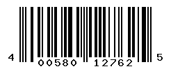 UPC barcode number 4005800127625