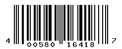 UPC barcode number 4005800164187