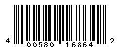 UPC barcode number 4005800168642