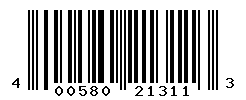 UPC barcode number 4005800213113