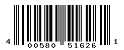 UPC barcode number 4005808516261